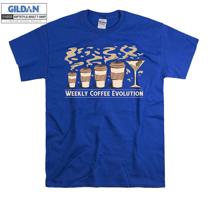 Weekly Coffee Evolution T-shirt