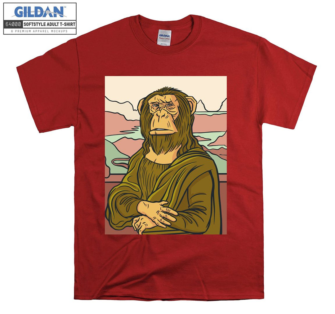 Funny Monkey Figure T-shirt