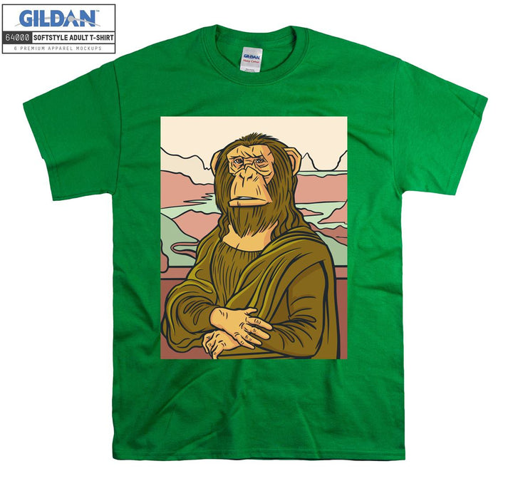 Funny Monkey Figure T-shirt