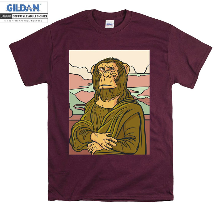 Funny Monkey Figure T-shirt