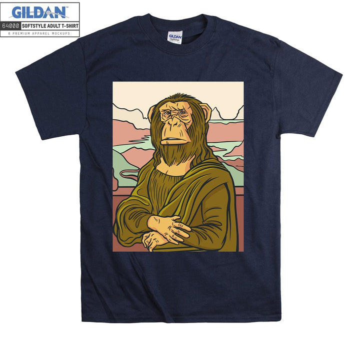 Funny Monkey Figure T-shirt