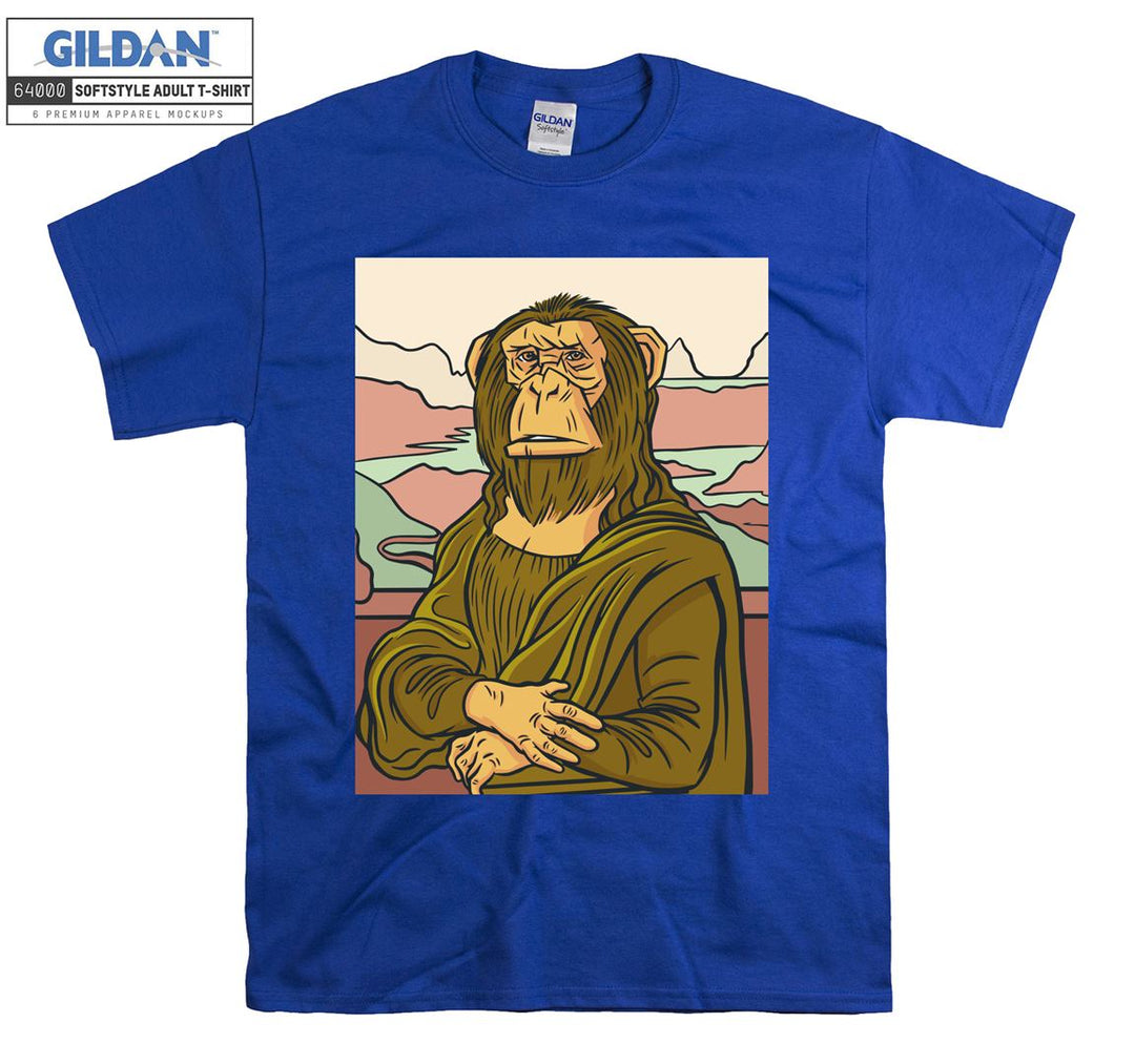 Funny Monkey Figure T-shirt