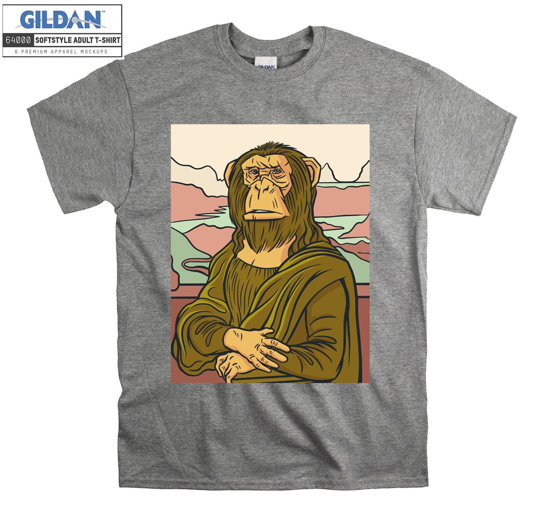 Funny Monkey Figure T-shirt