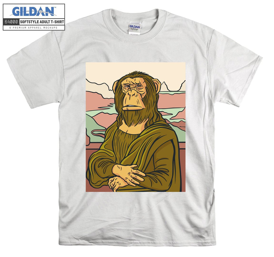 Funny Monkey Figure T-shirt