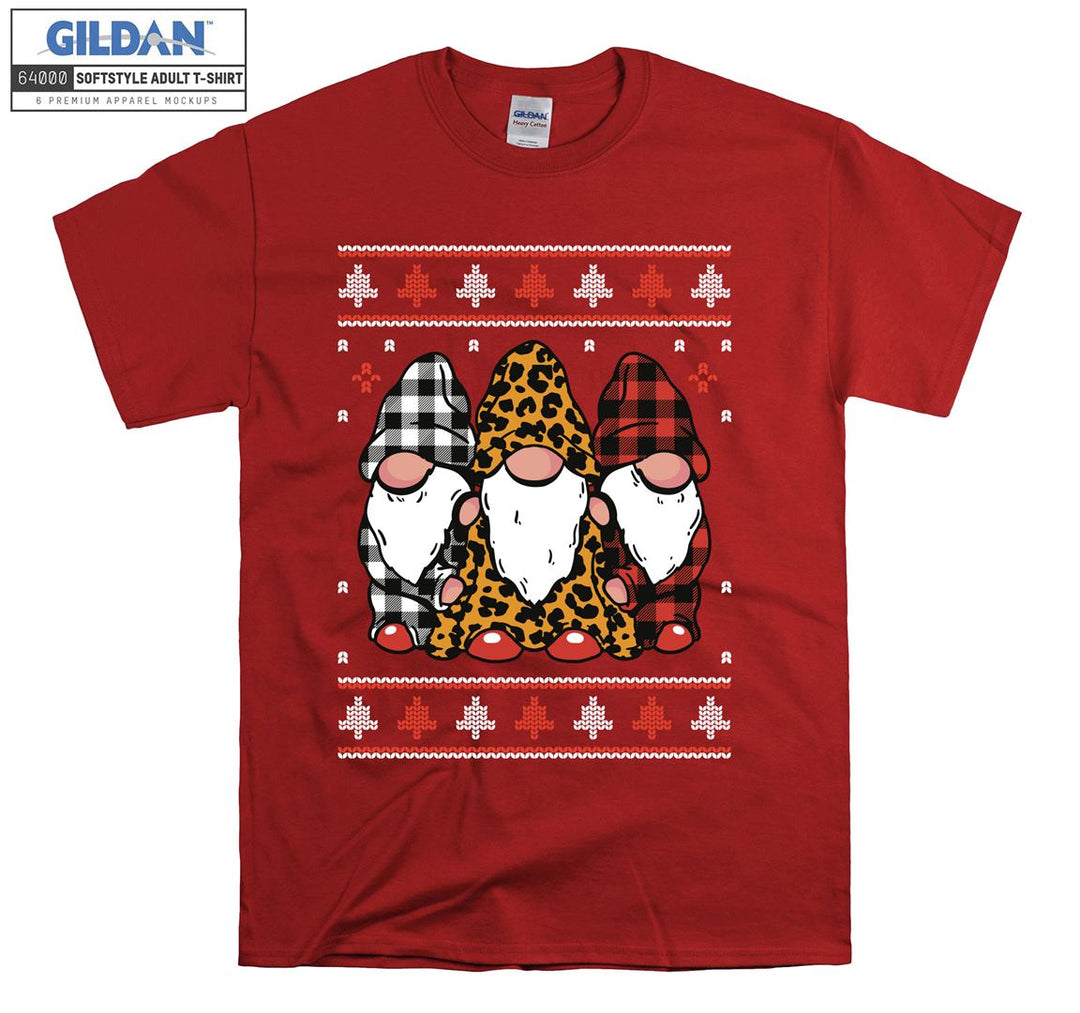 Christmas Cartoon Funny Noel Characters T-shirt