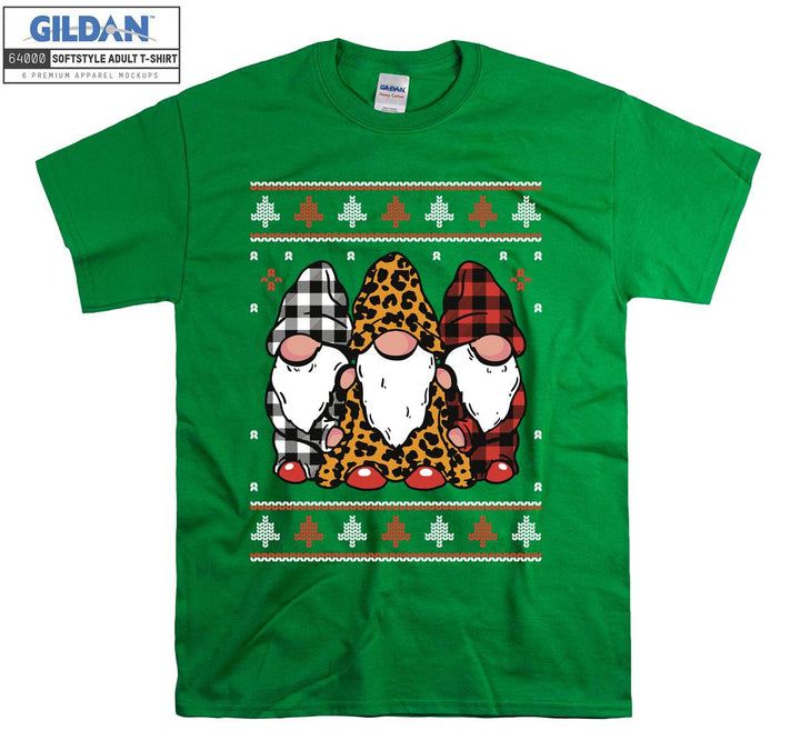 Christmas Cartoon Funny Noel Characters T-shirt