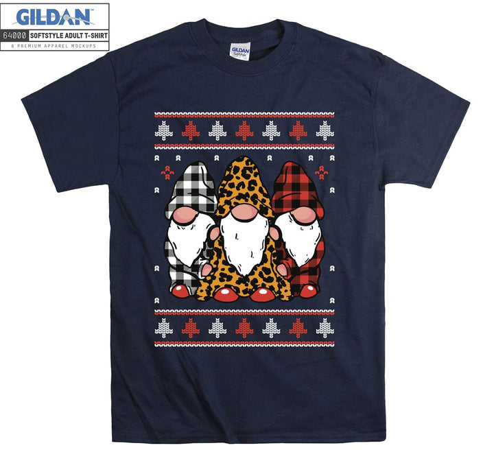 Christmas Cartoon Funny Noel Characters T-shirt