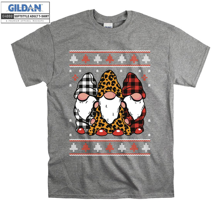 Christmas Cartoon Funny Noel Characters T-shirt