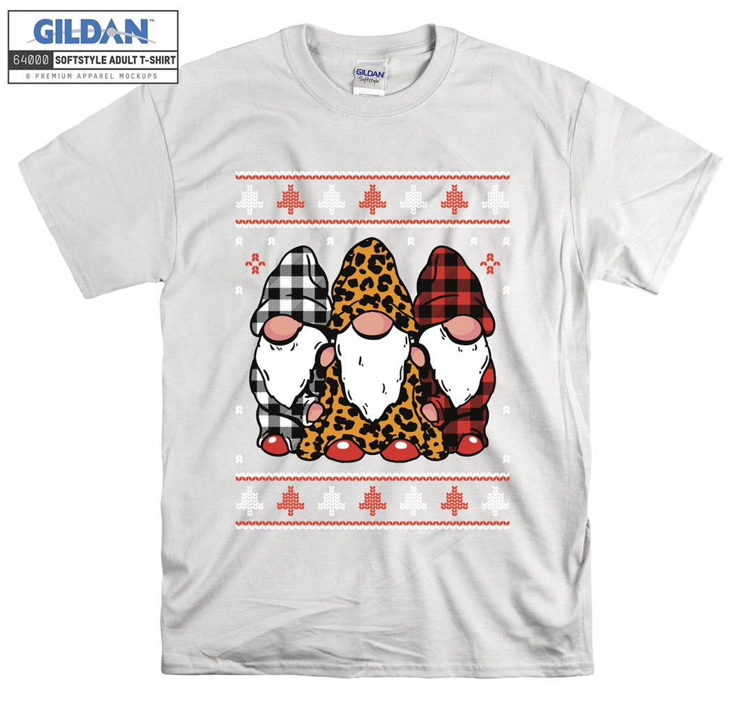 Christmas Cartoon Funny Noel Characters T-shirt