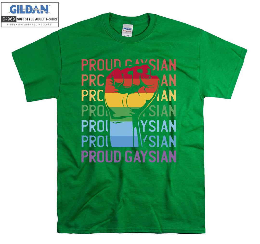 Lgbt proud gaysian figure T-shirt