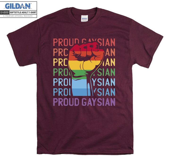 Lgbt proud gaysian figure T-shirt