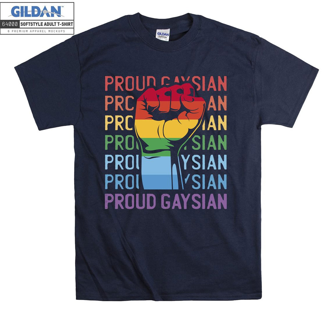 Lgbt proud gaysian figure T-shirt