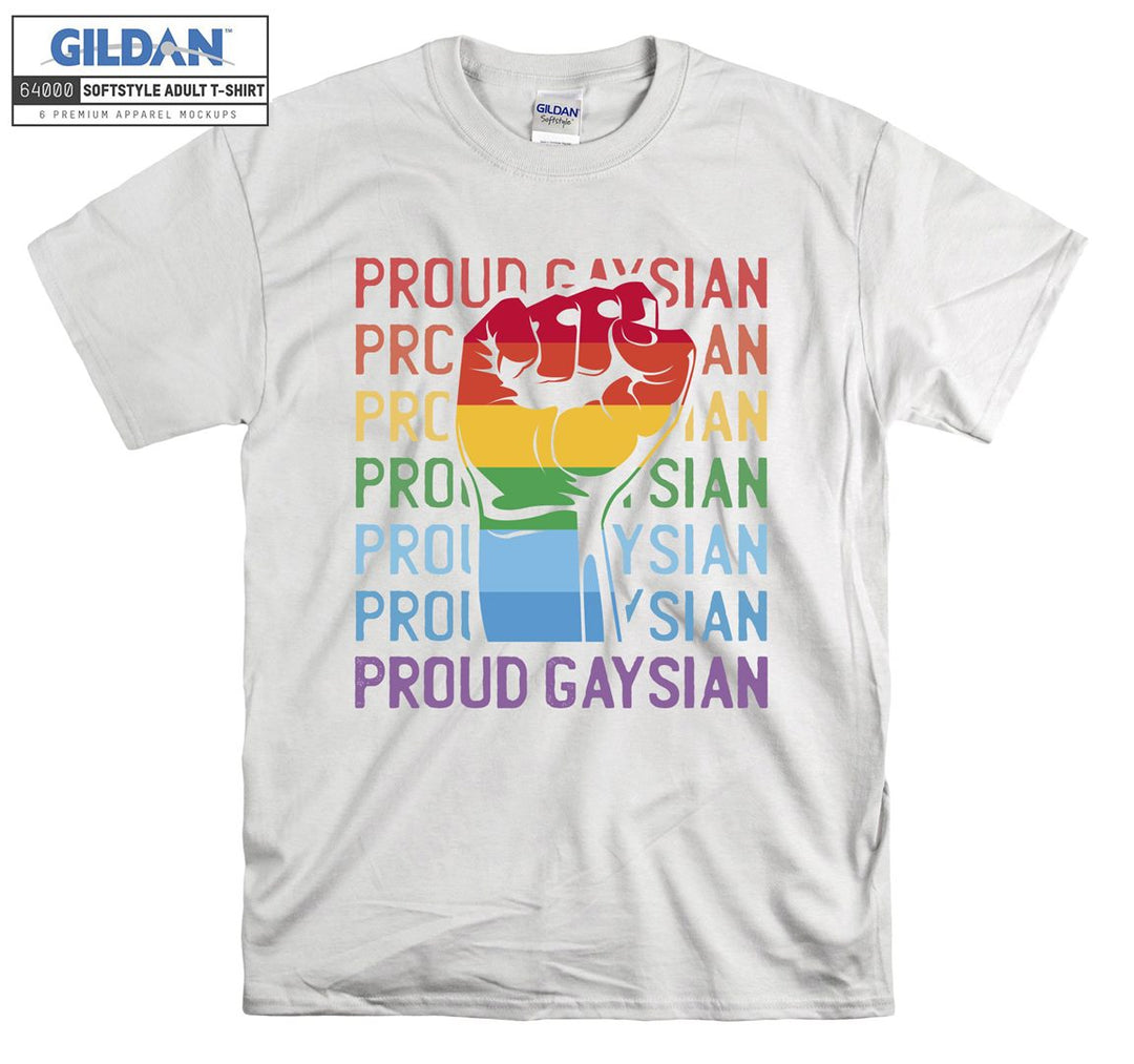 Lgbt proud gaysian figure T-shirt