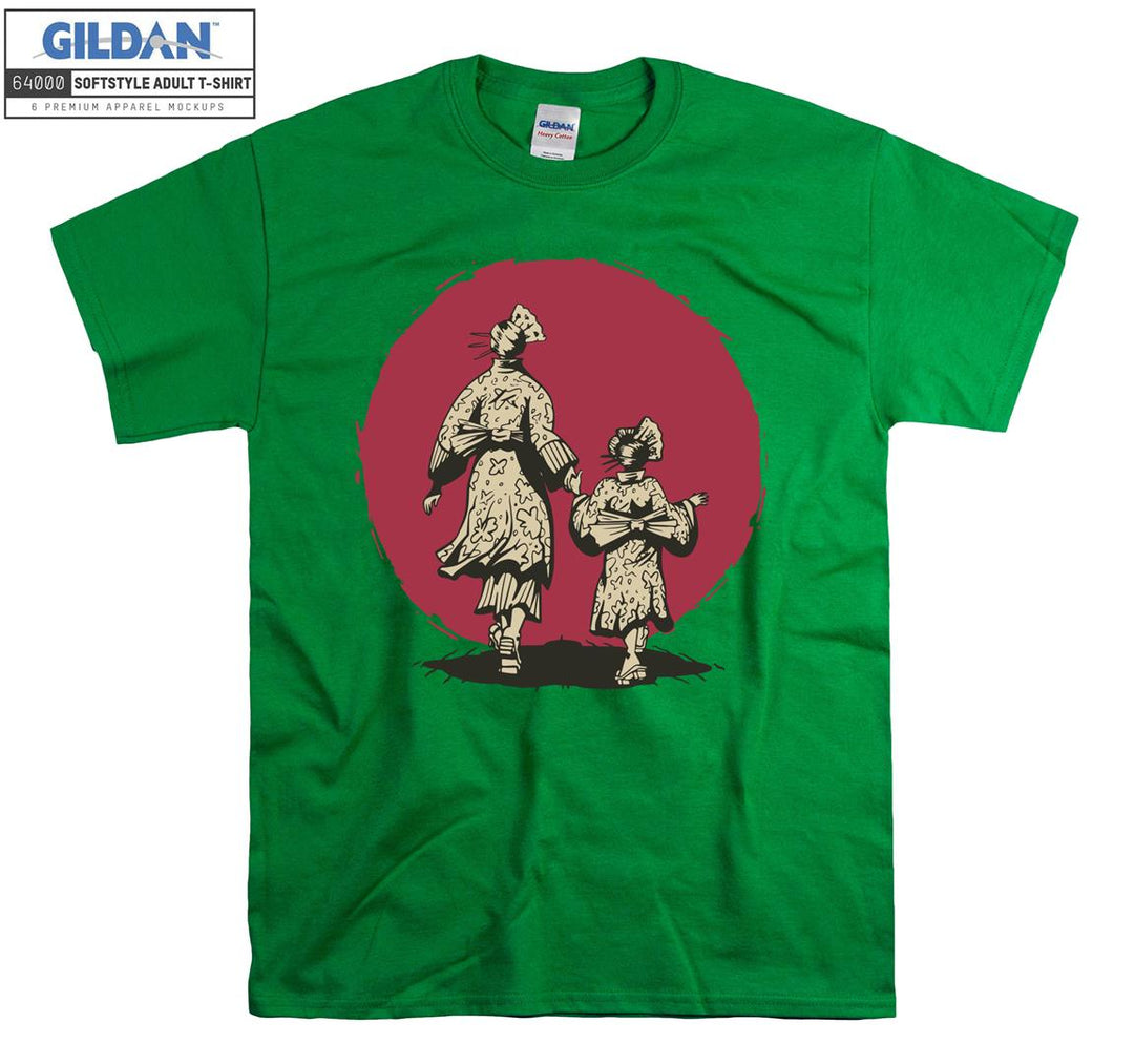 Geisha Figure T-shirt