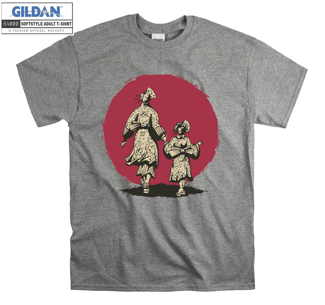 Geisha Figure T-shirt