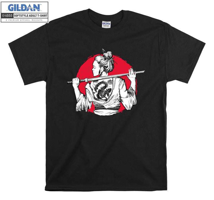 Samurai Girl figure T-shirt