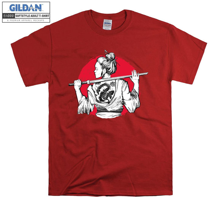 Samurai Girl figure T-shirt