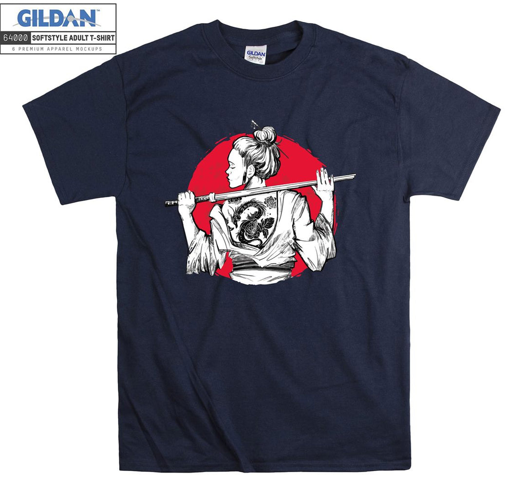 Samurai Girl figure T-shirt