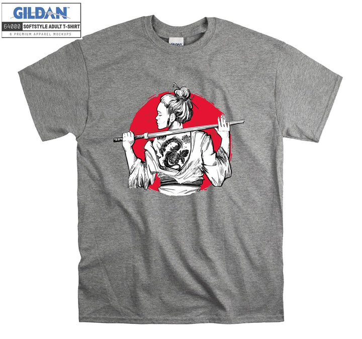 Samurai Girl figure T-shirt