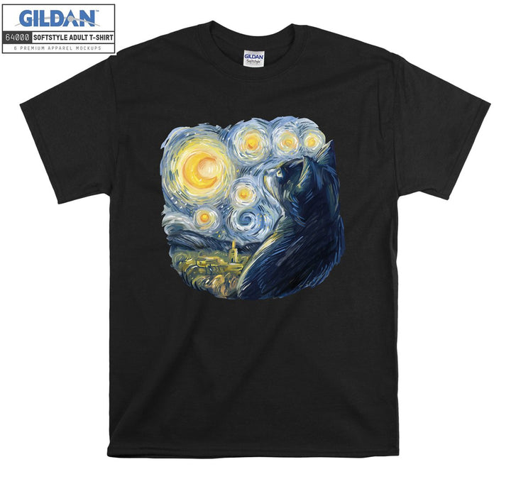 Van Gogh Cat T-shirt