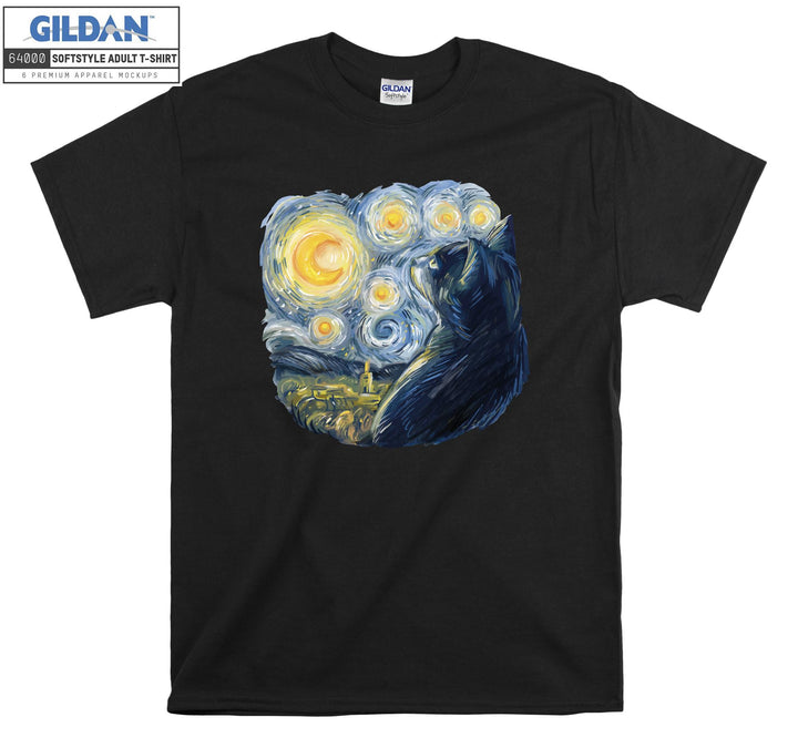 Van Gogh Cat T-shirt