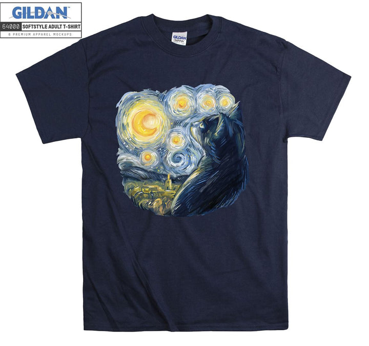 Van Gogh Cat T-shirt