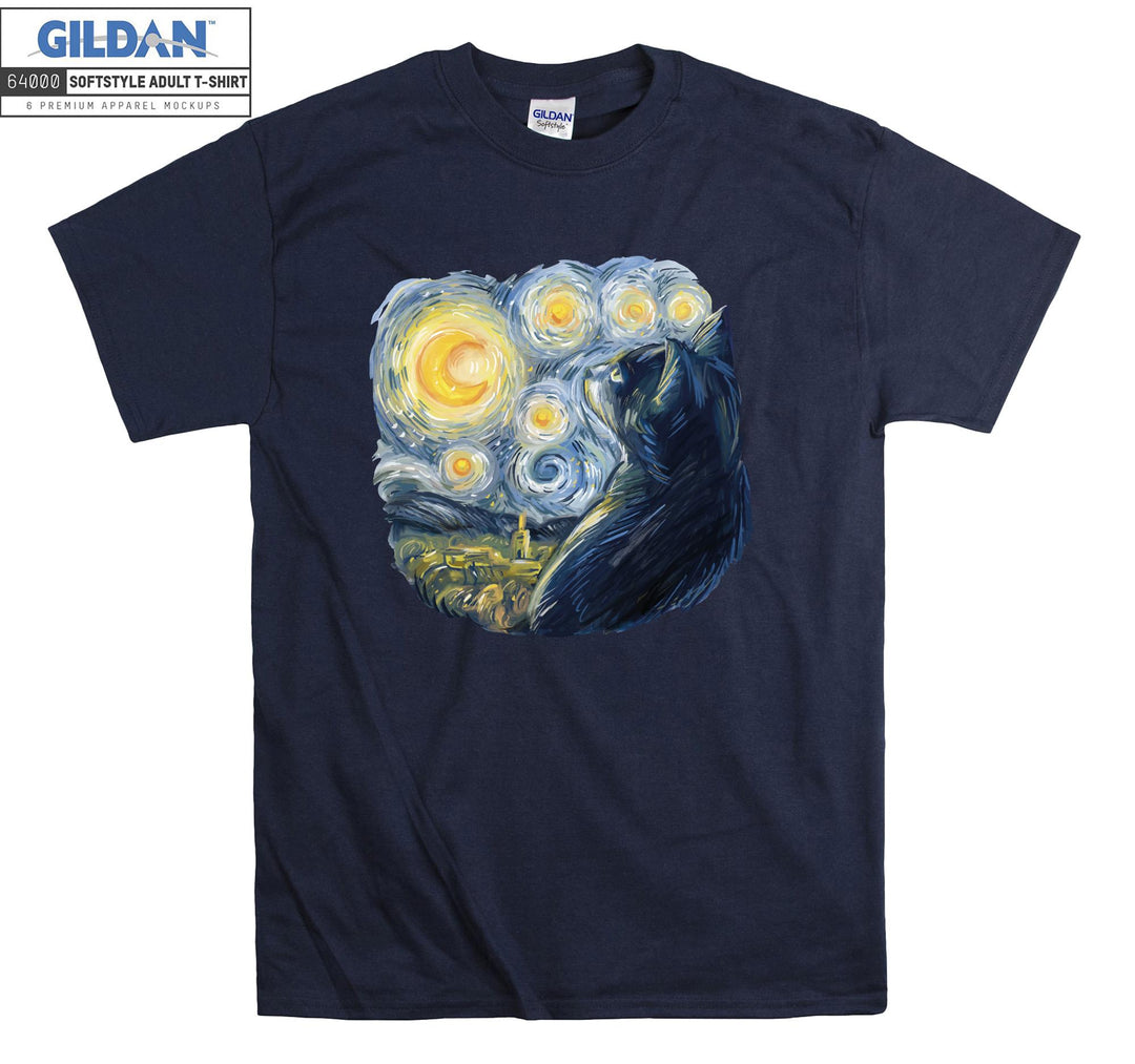 Van Gogh Cat T-shirt