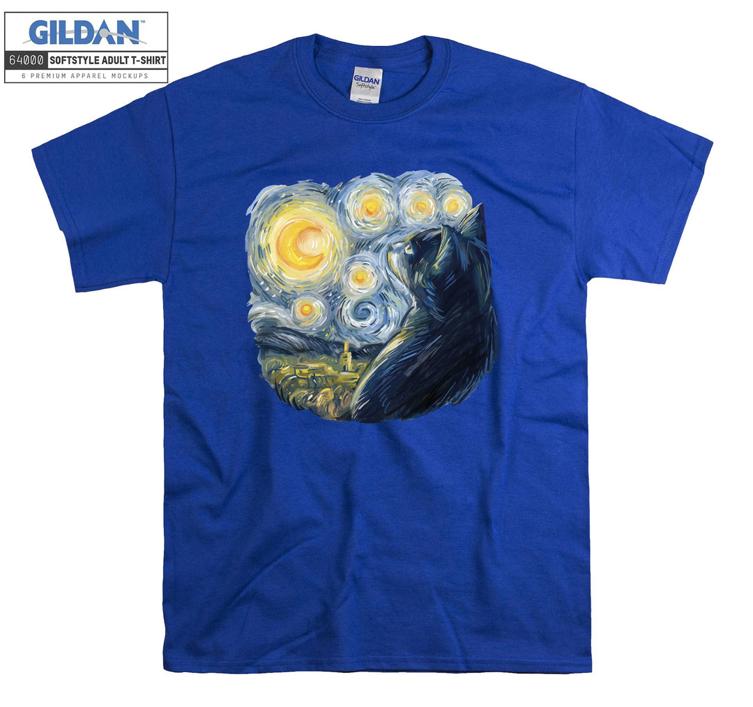 Van Gogh Cat T-shirt