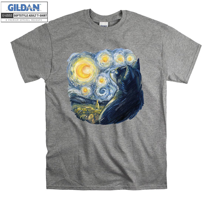 Van Gogh Cat T-shirt