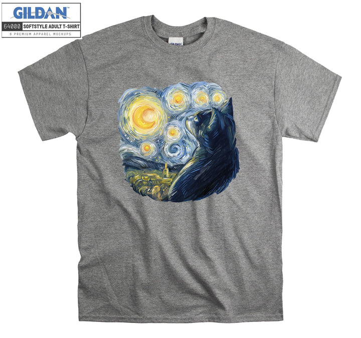 Van Gogh Cat T-shirt