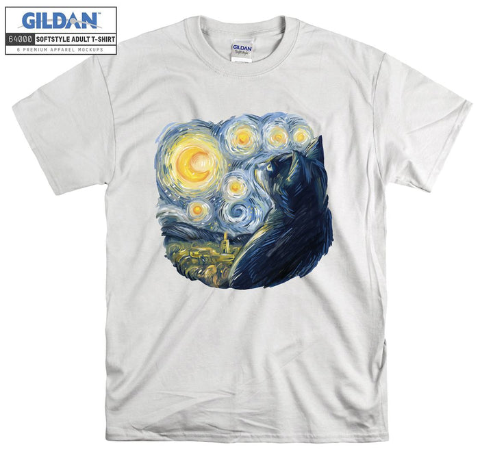 Van Gogh Cat T-shirt