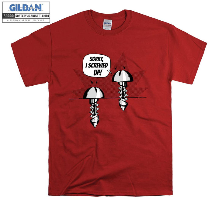 Sorry i screwed up! Funny figure T-shirt