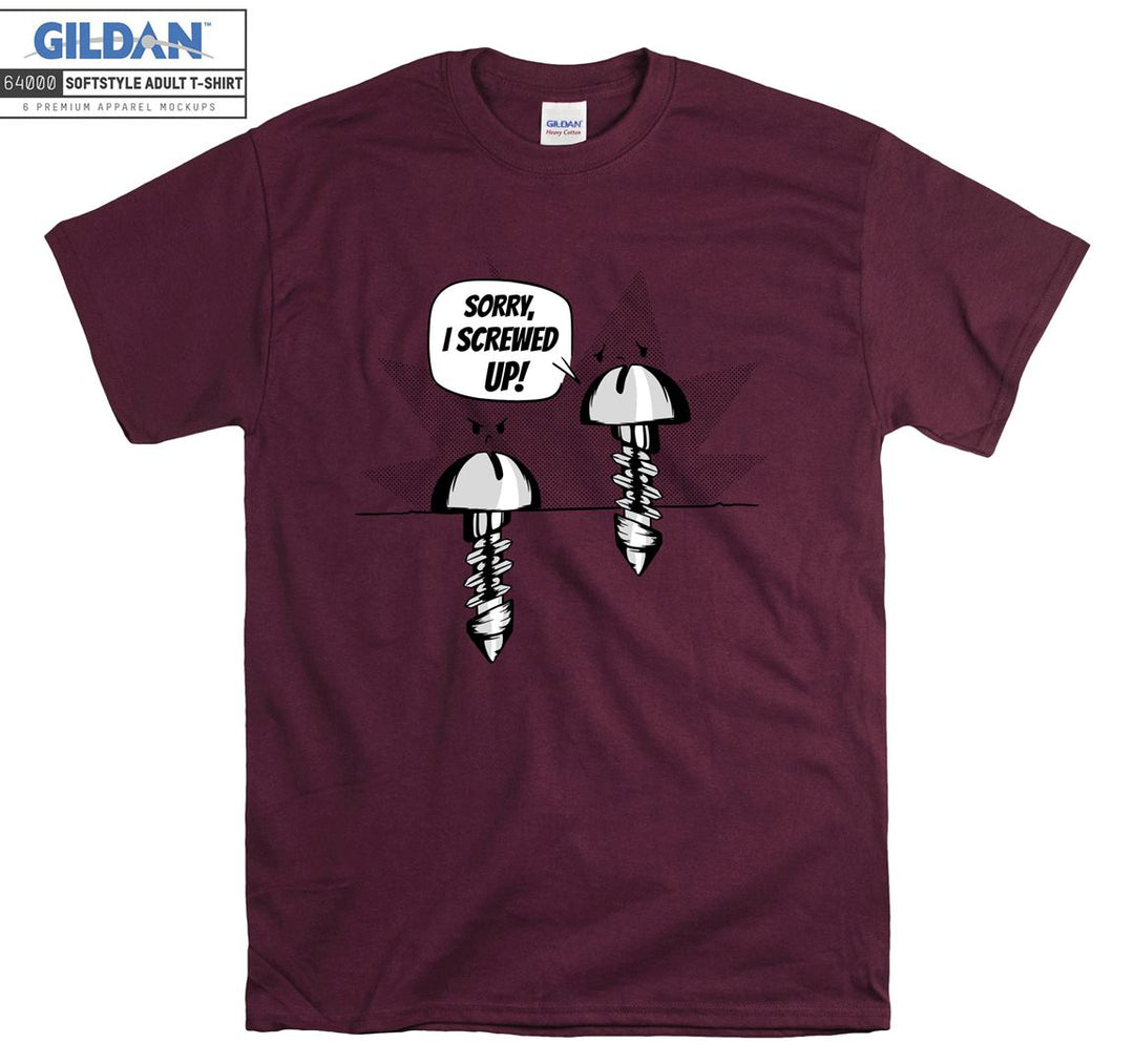 Sorry i screwed up! Funny figure T-shirt