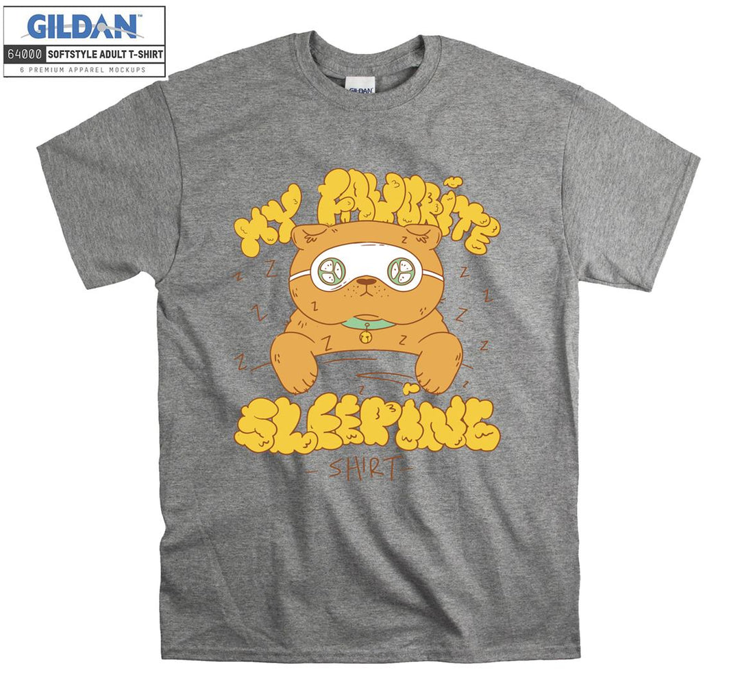 My Favorite Sleeping Cat T-shirt