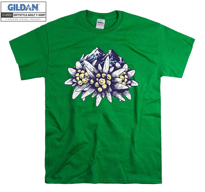 Edelweiss Flower Mountains T-shirt