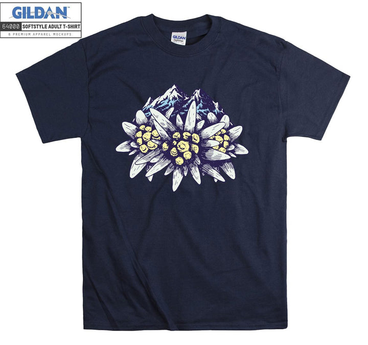 Edelweiss Flower Mountains T-shirt