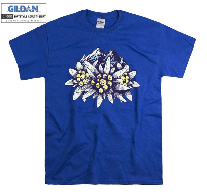 Edelweiss Flower Mountains T-shirt