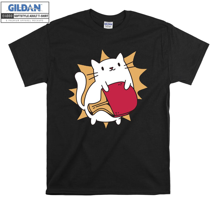 Cute Cat Tennis Ping Pong T-shirt