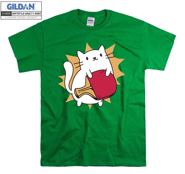 Cute Cat Tennis Ping Pong T-shirt