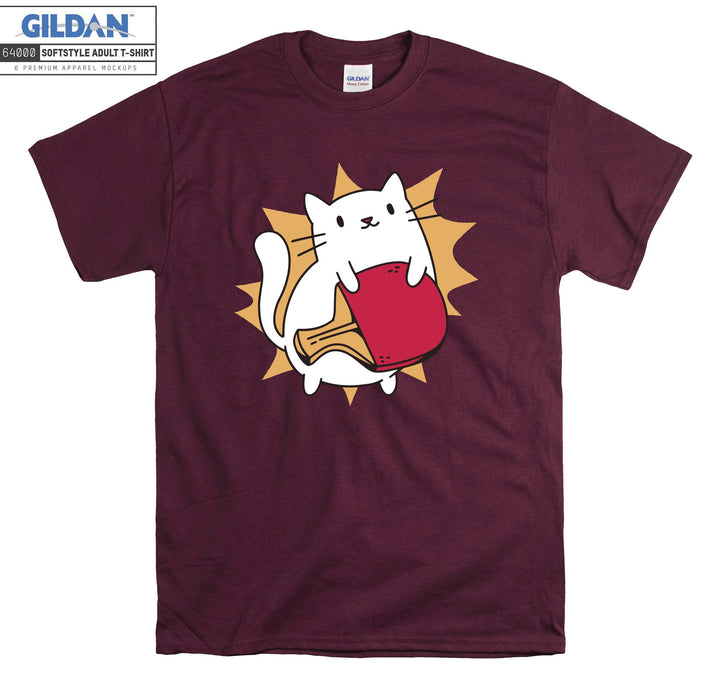 Cute Cat Tennis Ping Pong T-shirt