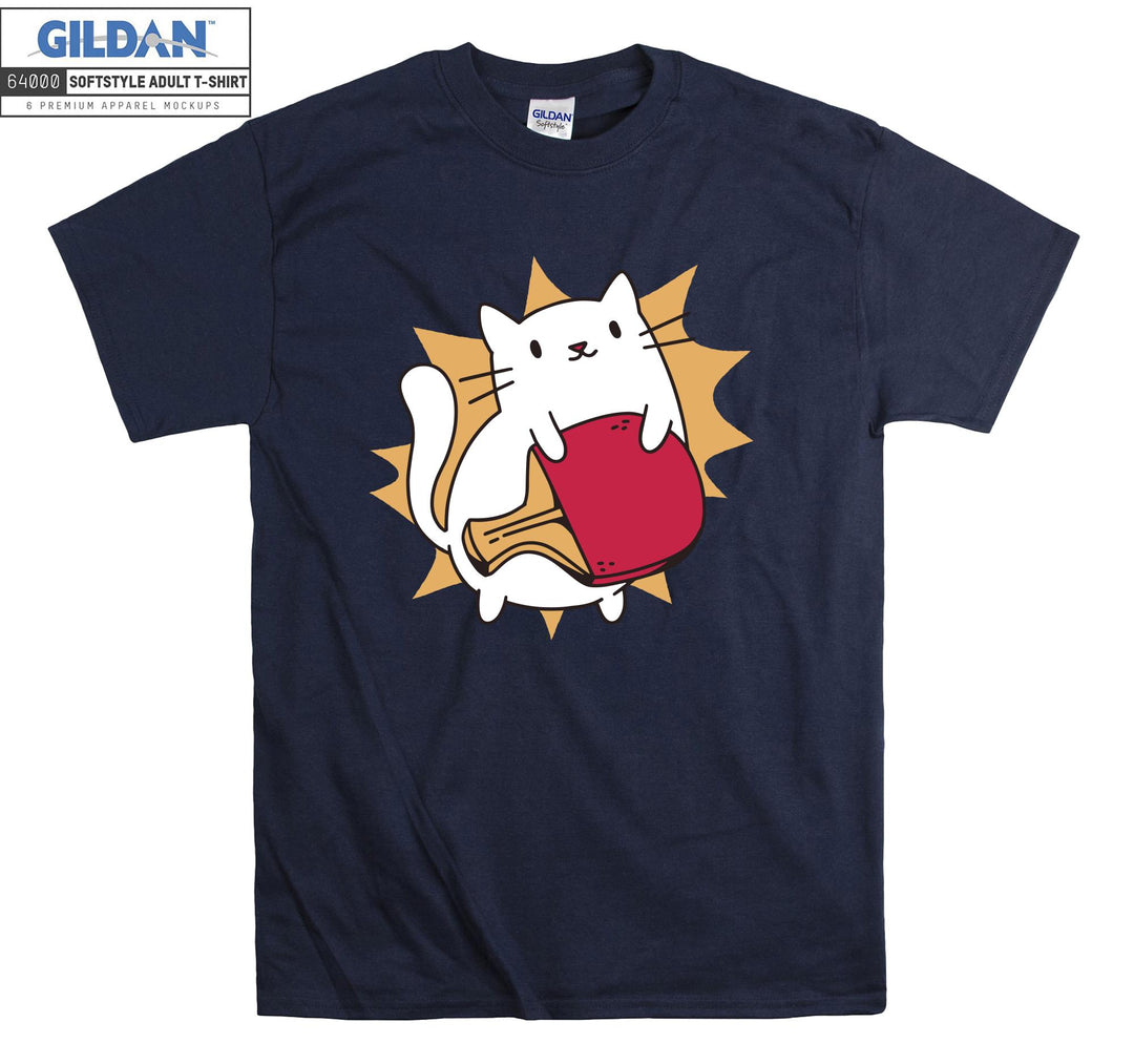 Cute Cat Tennis Ping Pong T-shirt