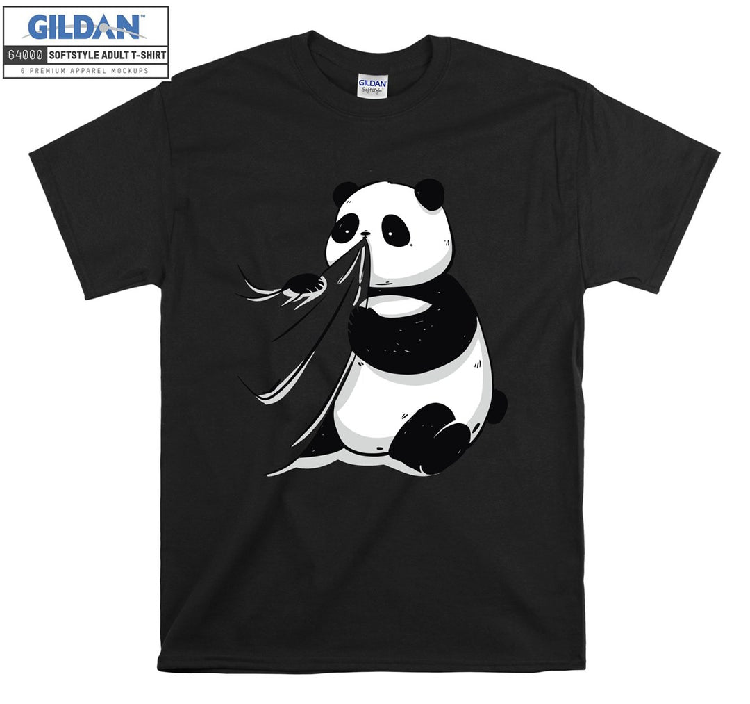 Cute Panda Holding Blanket T-shirt