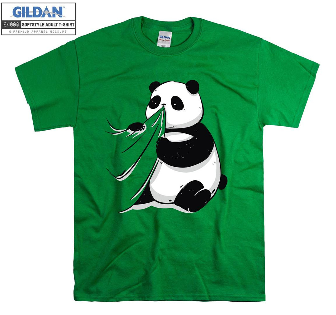 Cute Panda Holding Blanket T-shirt