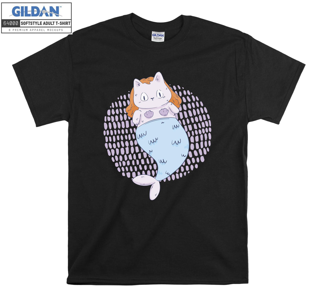 Mermaid Cat Kitten T-shirt