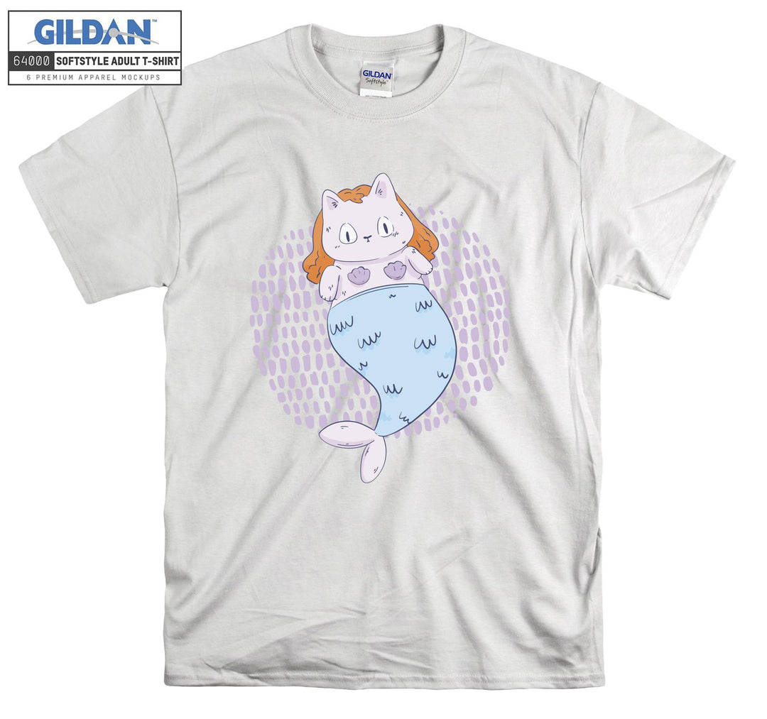 Mermaid Cat Kitten T-shirt