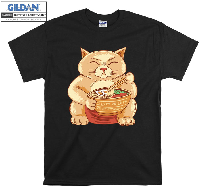 Ramen Fat Cat T-shirt