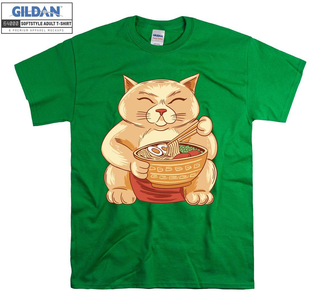 Ramen Fat Cat T-shirt