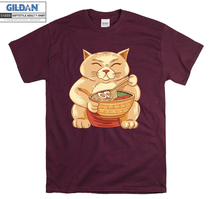 Ramen Fat Cat T-shirt