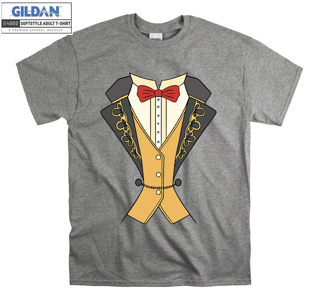 Funny suit clothes figure T-shirt
