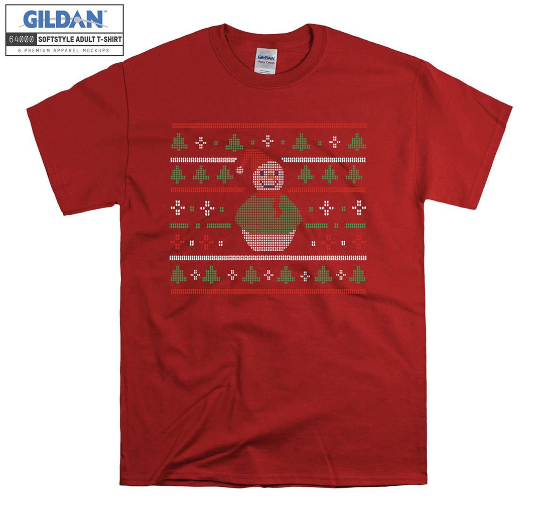 Christmas Snowman Figure T-shirt